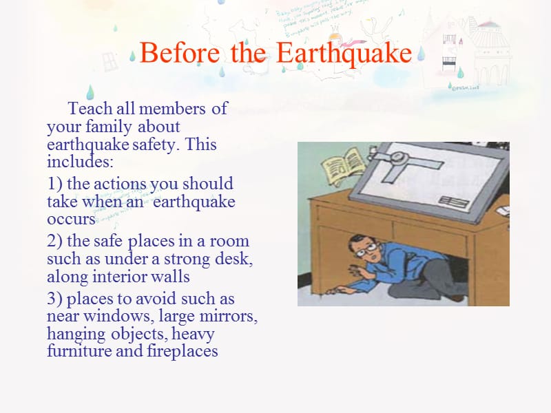 How to Survive an Earthquake (地震逃生技巧).ppt_第2页