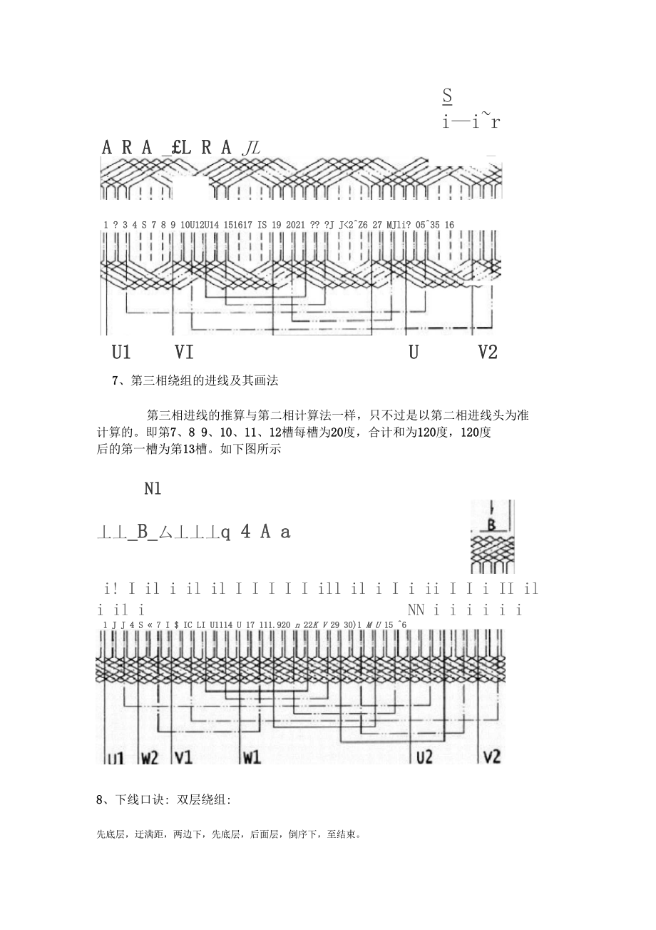 用双层叠式绕组画展开图.docx_第3页