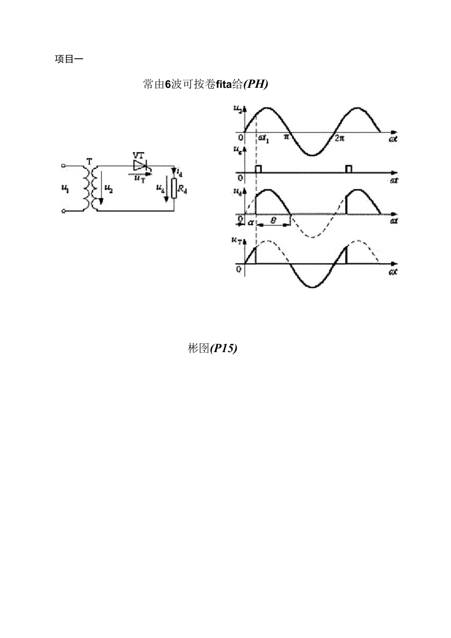 电力电子单相桥式半控和全控波形图.docx_第2页