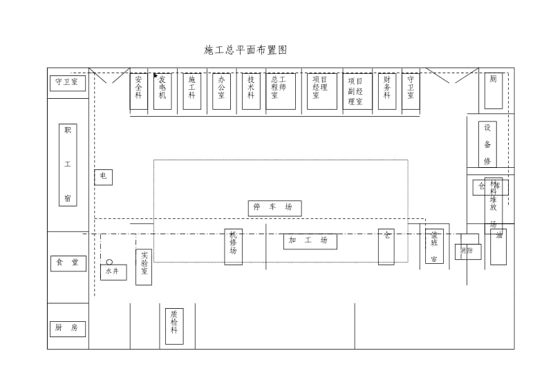 施工现场平面布置Word.doc_第1页