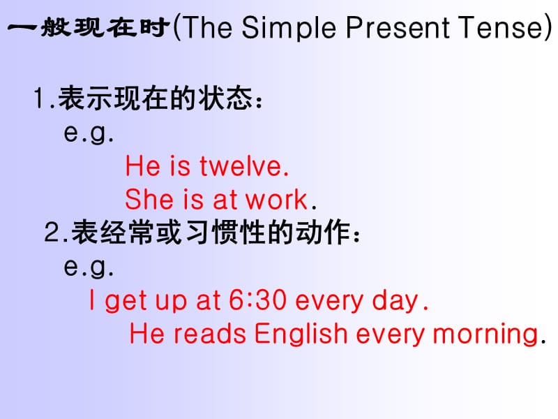初中英语语法一般现在时.ppt_第2页
