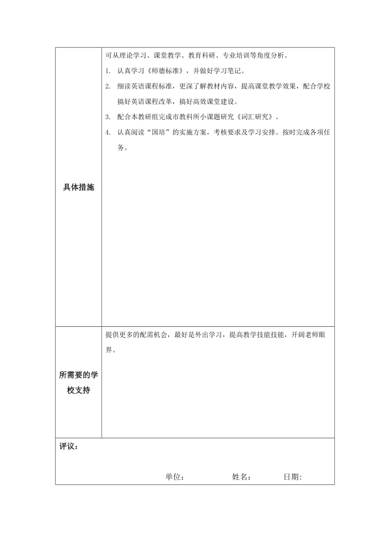 个人专业发展规划(肖红).docx_第2页