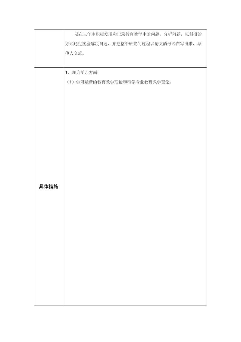 个人专业发展规划模板（苗艳军）.docx_第2页