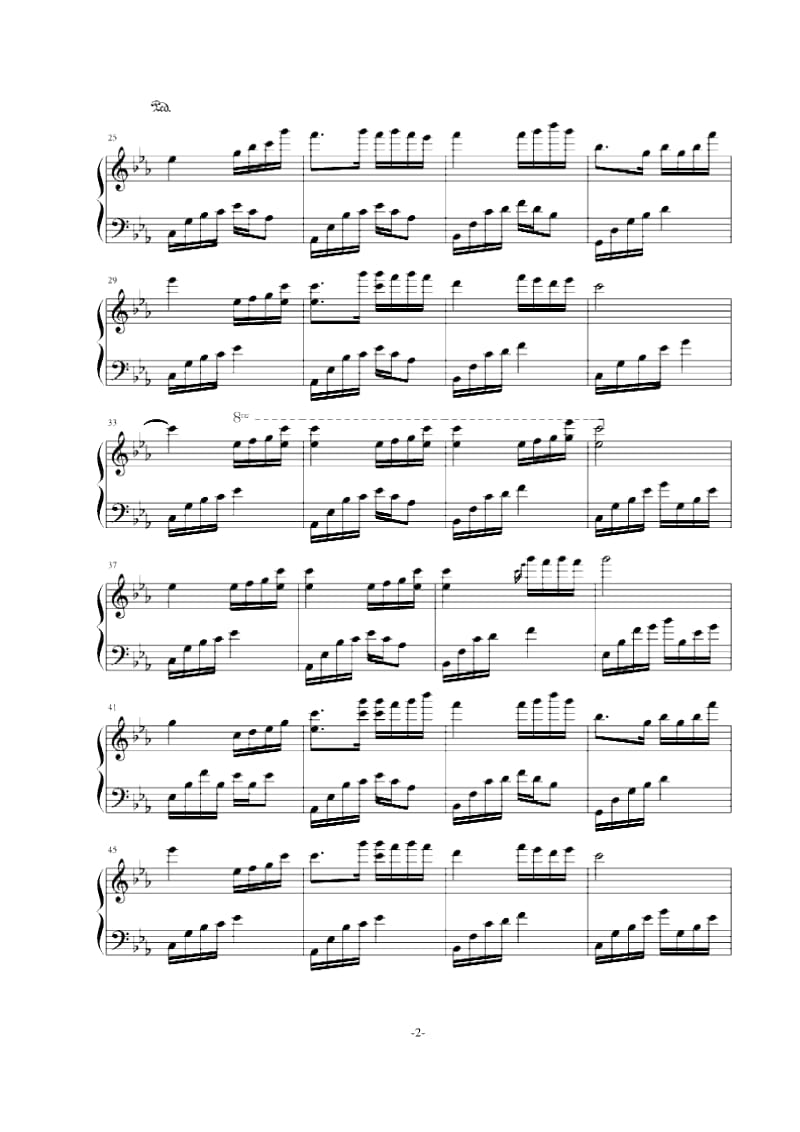 夜的钢琴曲五 钢琴曲谱 下载.doc_第2页