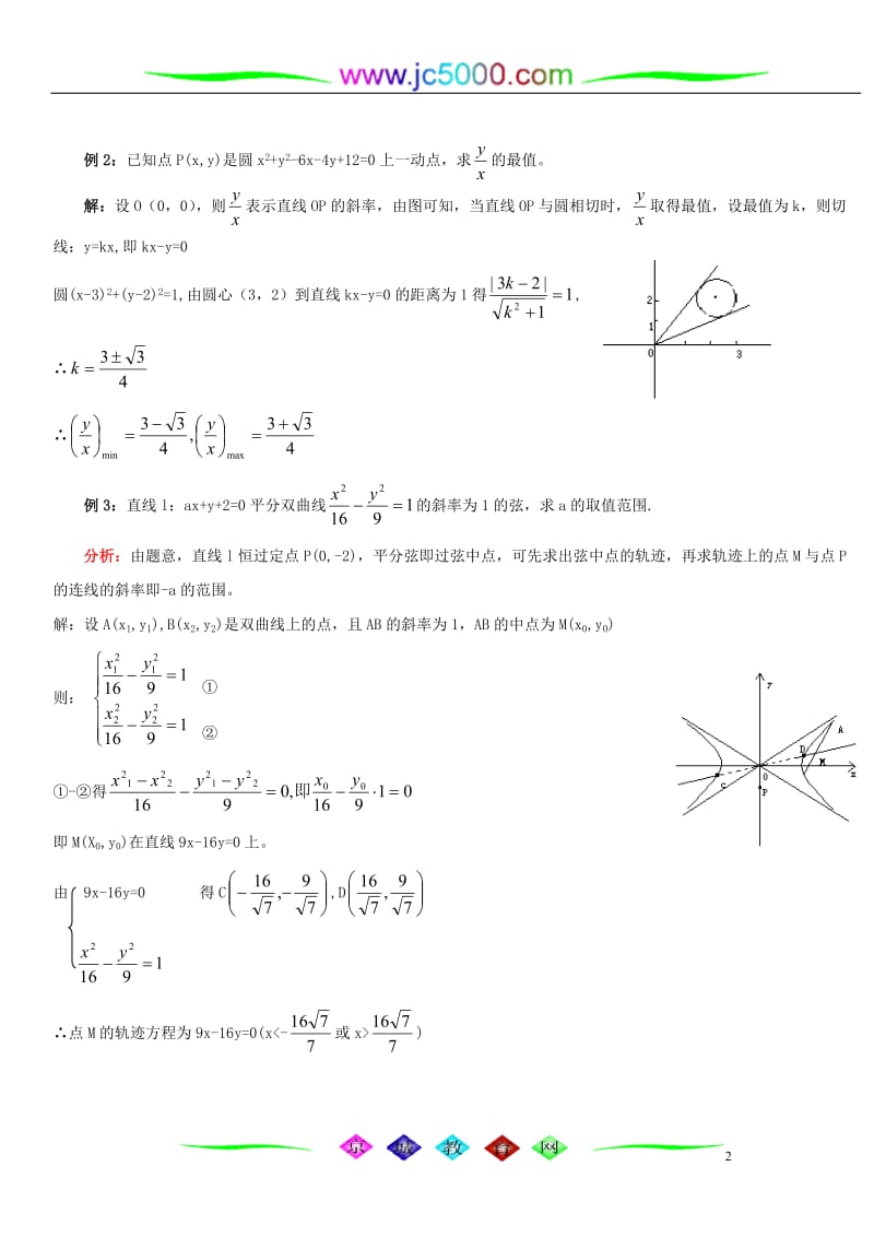 解圆锥曲线问题常用方法(二).doc_第2页