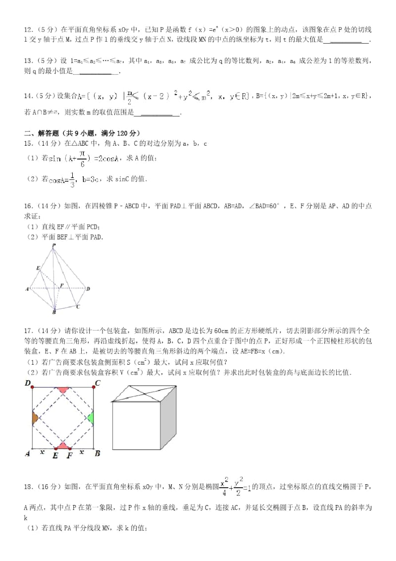 2011年江苏数学高考试卷含答案和解析.docx_第2页