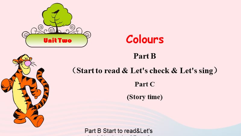 【最新】Part B Start to read&Let's check&Let's sing&Part C Story time课件.ppt_第1页
