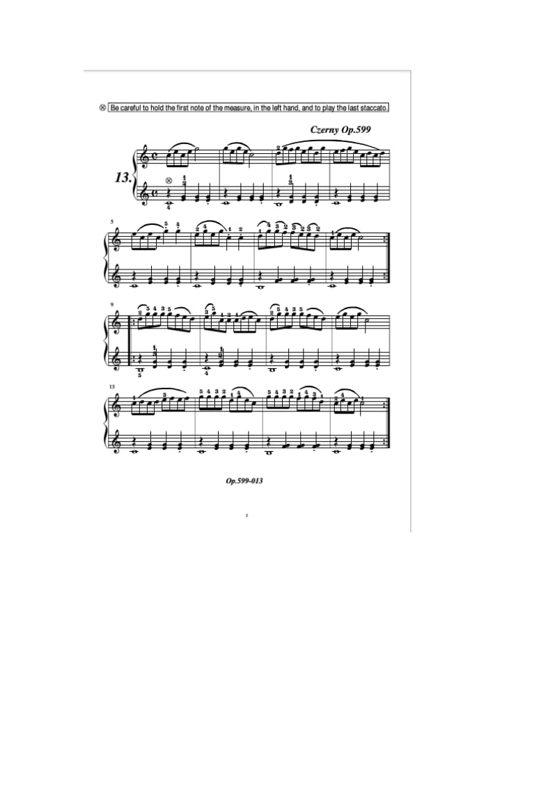车尔尼599练习曲第11条至35条.doc_第3页