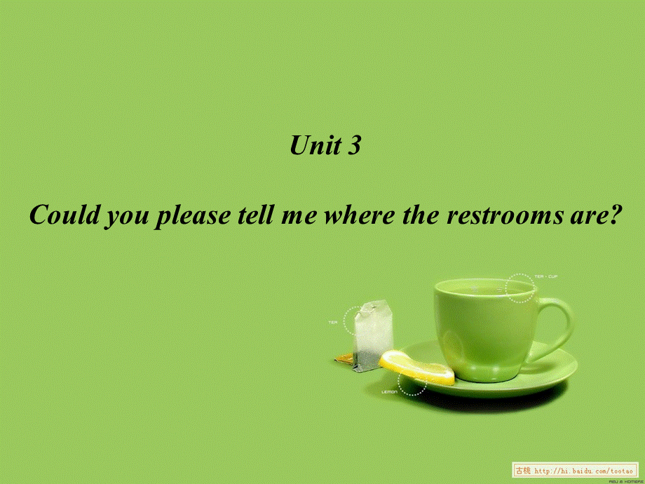 unit3 Could you please tell me where the restrooms are 复习知识点总结.ppt_第1页