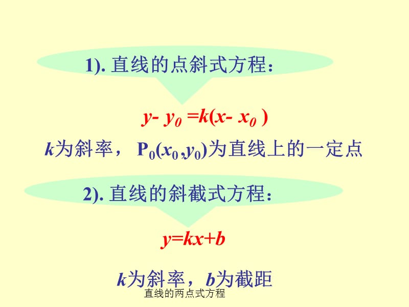 直线的两点式方程（经典实用）.ppt_第2页