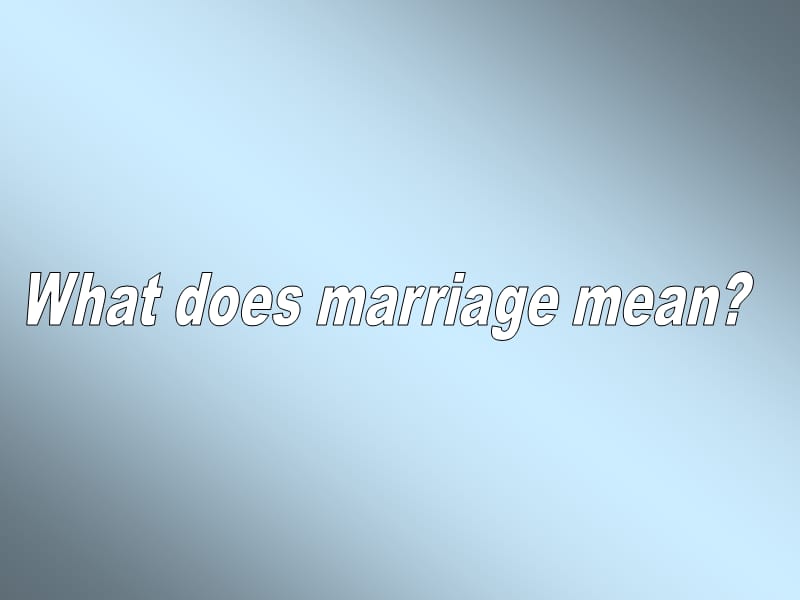 结婚意味什么.ppt_第1页