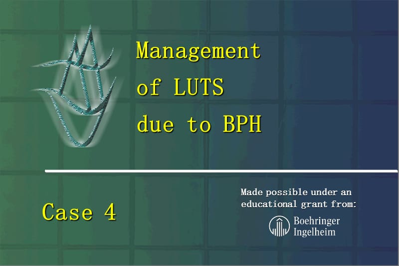 Management of LUTS due to BPH.ppt_第1页