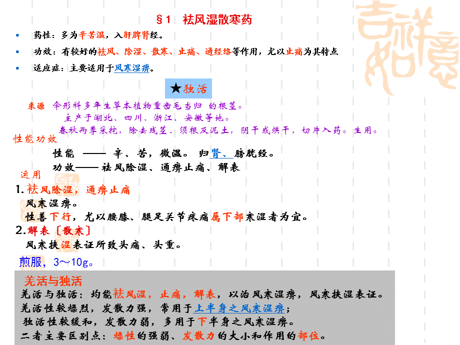 《祛风湿药》精选演示PPT.ppt_第2页