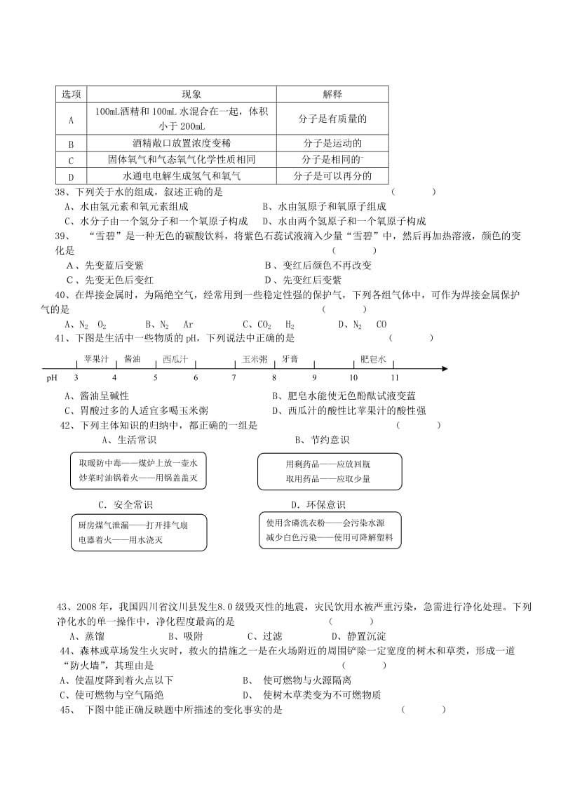 上海青浦1314学年九年级上期末试题化学..doc_第2页