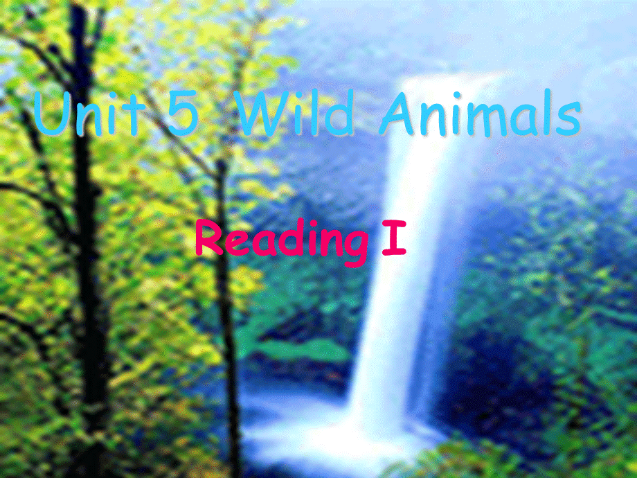 译林牛津版8A Unit 5 Wild animals Reading I 教学课件.ppt_第1页