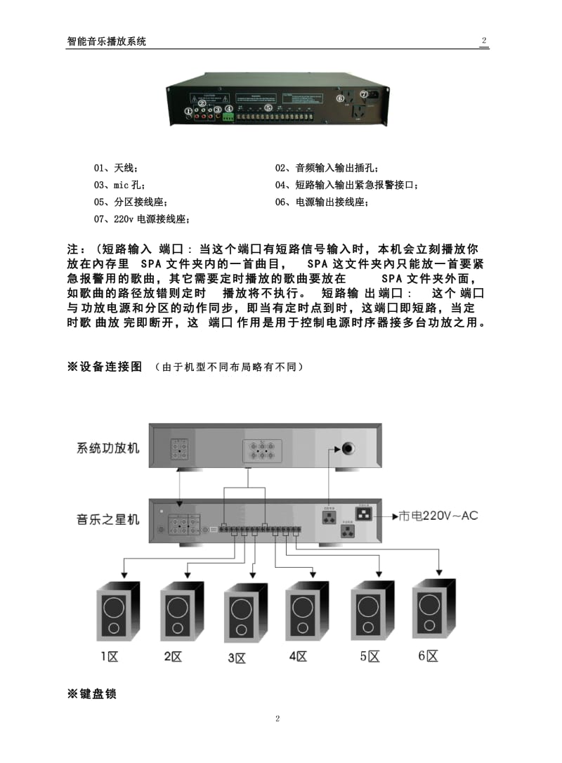 MP3智能音乐播放系统6区说明书(内页).doc_第2页