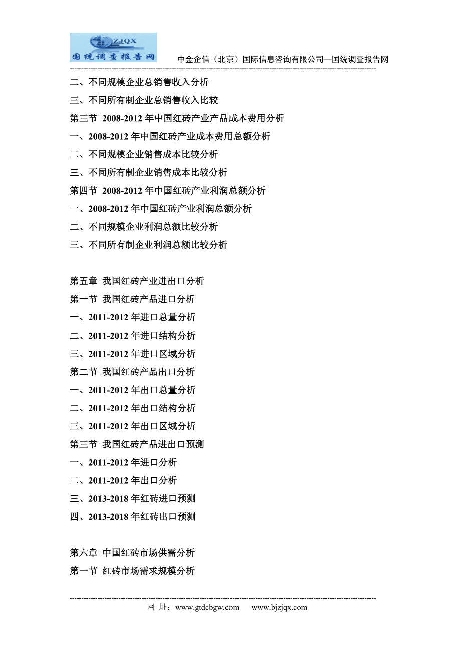 2013中国红砖行业市场分析及投资可行性研究报告.doc_第3页