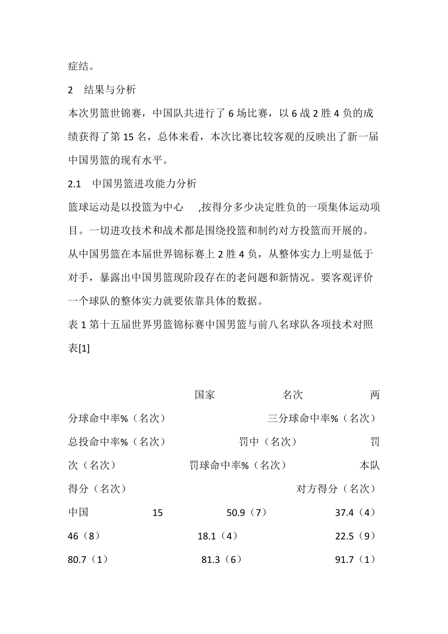 从世界锦标赛看中国男篮存在的问题及对策.docx_第3页