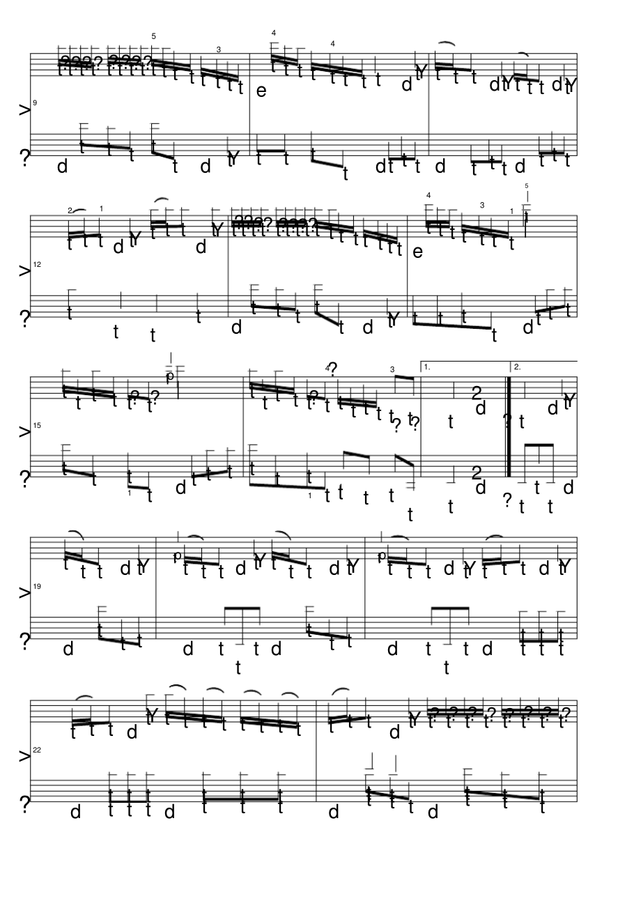 a小调奏鸣曲斯卡拉蒂原版五线谱钢琴谱正谱乐谱.pdf_第2页