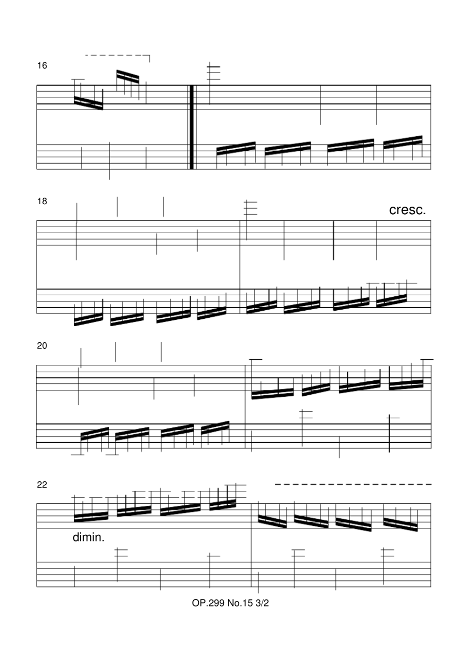 C.CzernyOp.299.15原版简五谱符头有数字的五线谱适用新手钢琴谱正谱.pdf_第3页