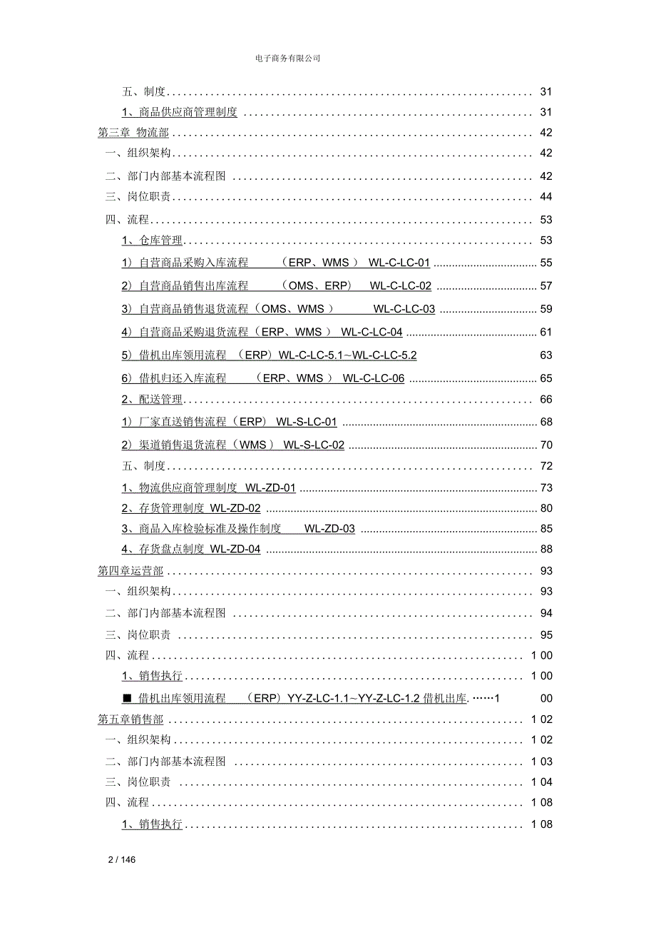 电子商务公司运行手册组织架构及制度流程非常详细.docx_第2页