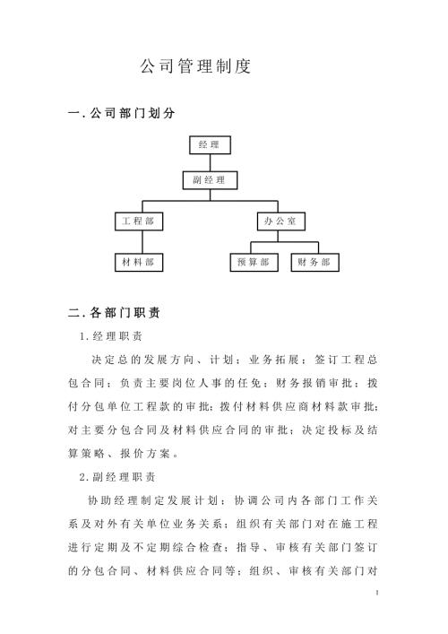 小型建筑公司管理制度.doc