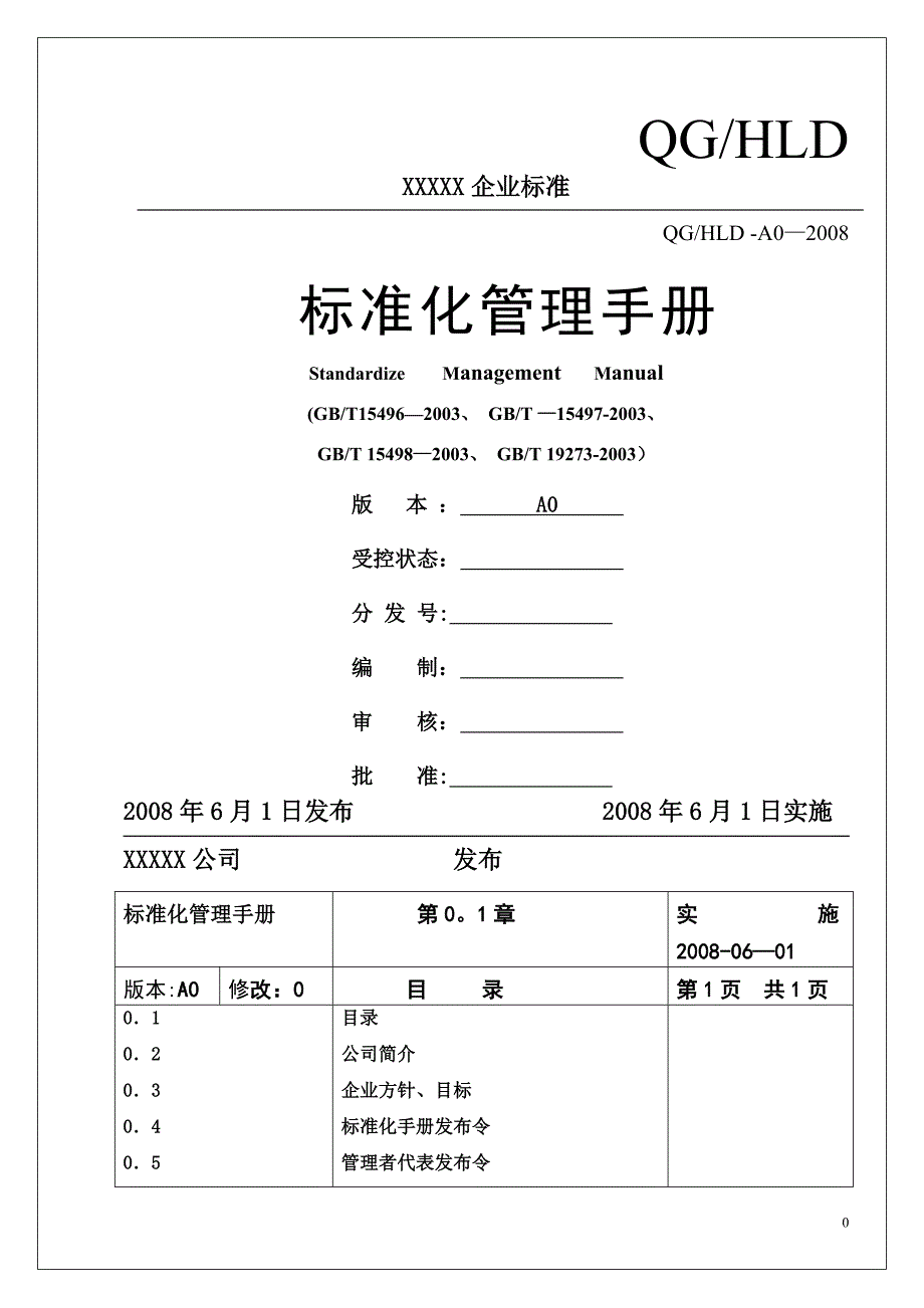 标准化管理手册.doc_第1页
