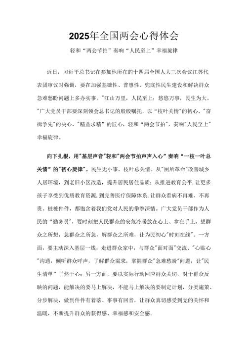 2025年全国两会发言稿(1).docx
