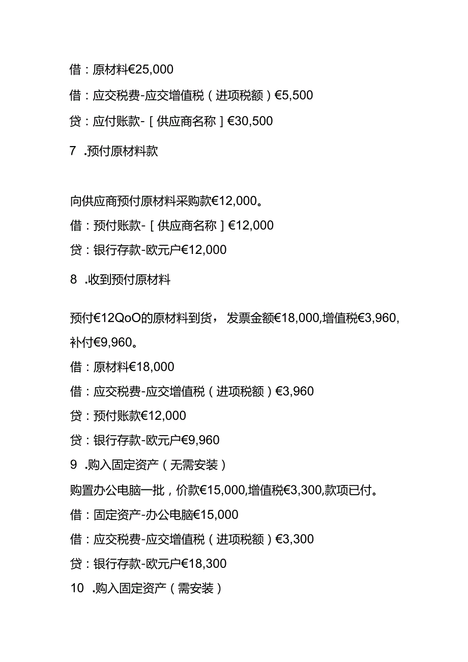 做账实操意大利公司全盘账务处理分录实例.docx_第3页