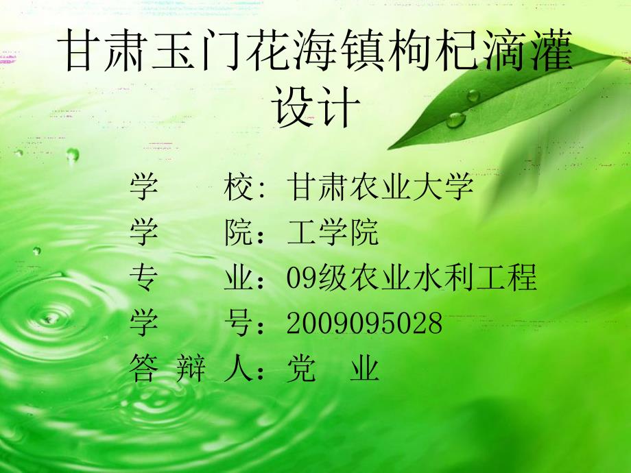 枸杞滴灌设计PPT课件.ppt_第1页