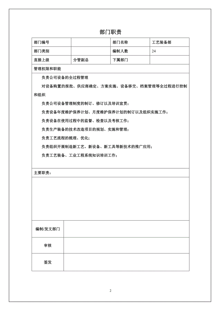 工艺装备部职责.doc_第2页