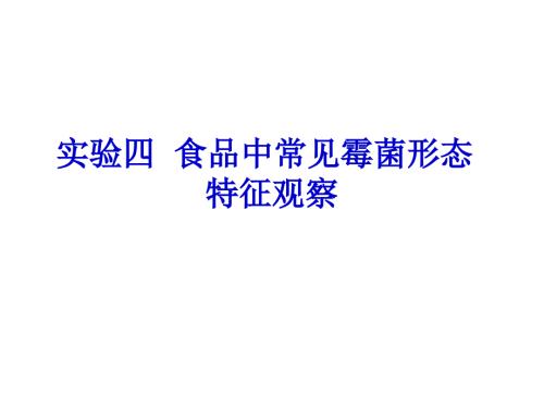 常见霉菌形态观察.ppt
