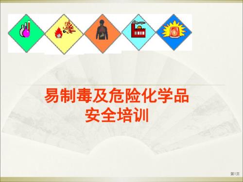 易制毒化学品安全培训.ppt