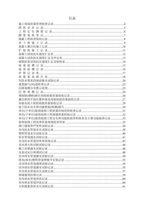 建筑施工隐蔽记录表格填写范例DOC157页.doc