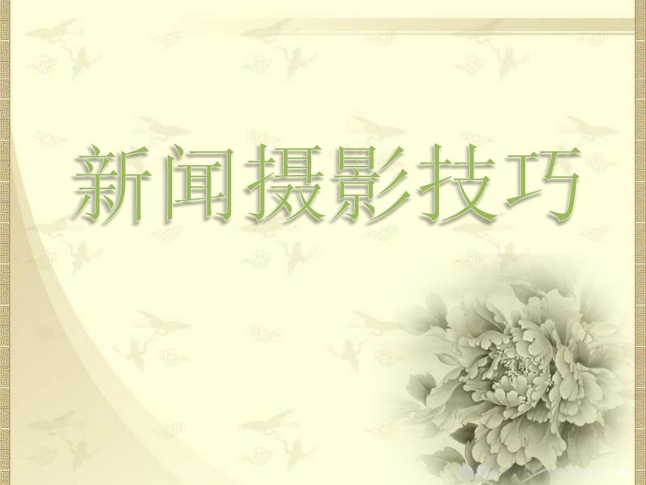 新闻摄影技巧培训.ppt_第1页