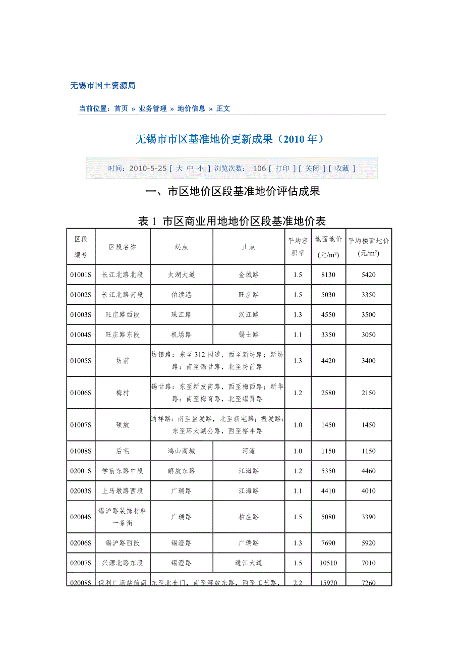 无锡市市区基准地价更新成果31p.doc_第1页