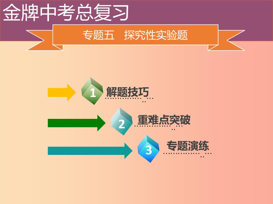 广东省中考化学总复习第六部分专题复习专题五探究性实验题课件.ppt_第2页
