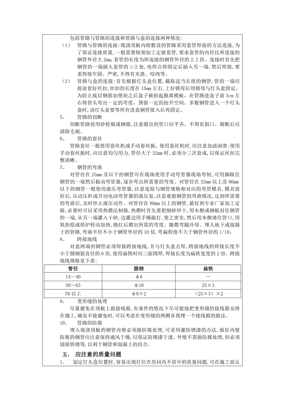 电气配管焊接钢管施工技术交底.doc_第2页