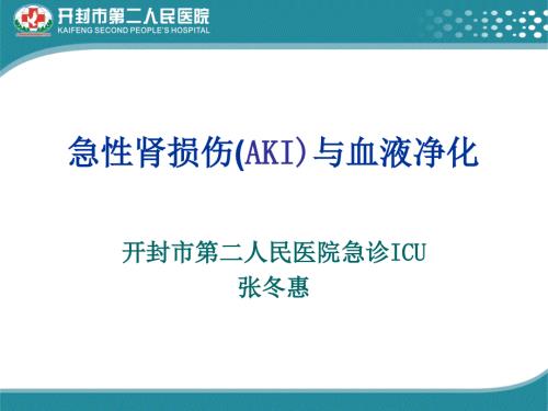 急性肾损伤与血液净化课件.ppt