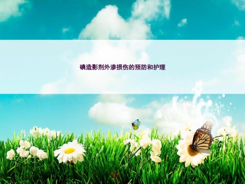 碘造影剂外渗损伤的预防和护理ppt课件.ppt