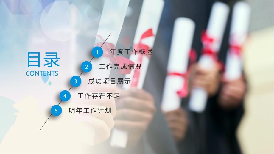 我们毕业啦毕业典礼动态PPT模板.pptx_第2页