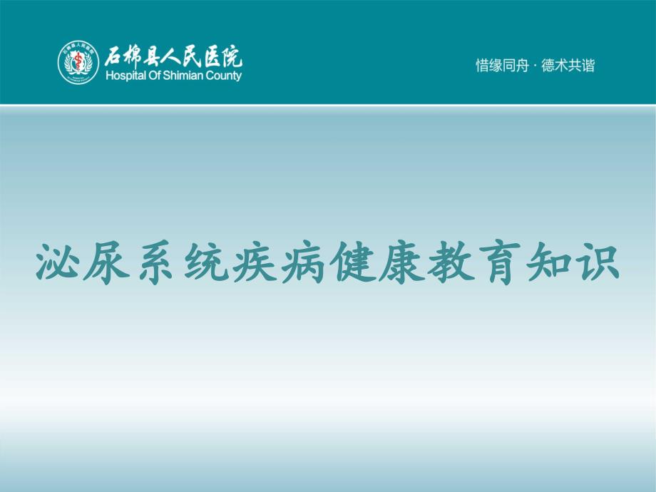 泌尿系统健康教育PPT课件.ppt_第1页