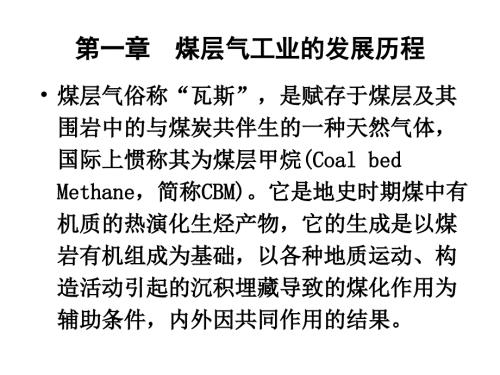 煤层气工业的发展历程.ppt