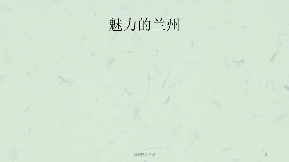 我的家乡兰州课件.ppt_第3页
