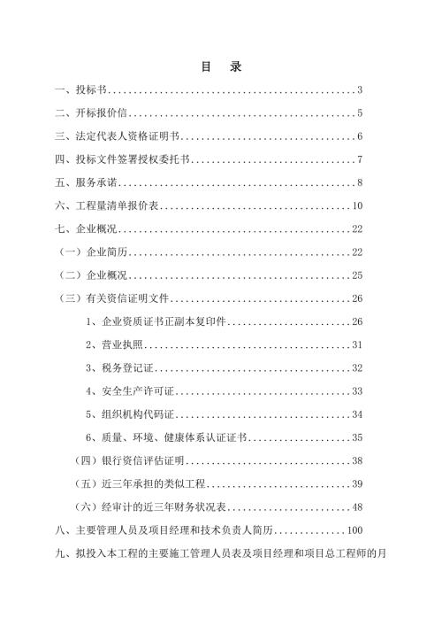 某办公楼改造项目投标文件.doc