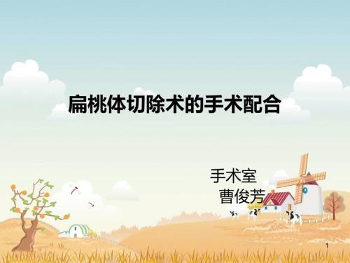 扁桃体手术配合PPT参考幻灯片.ppt