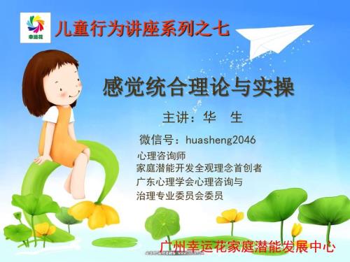 感觉统合理论与实操华生.ppt