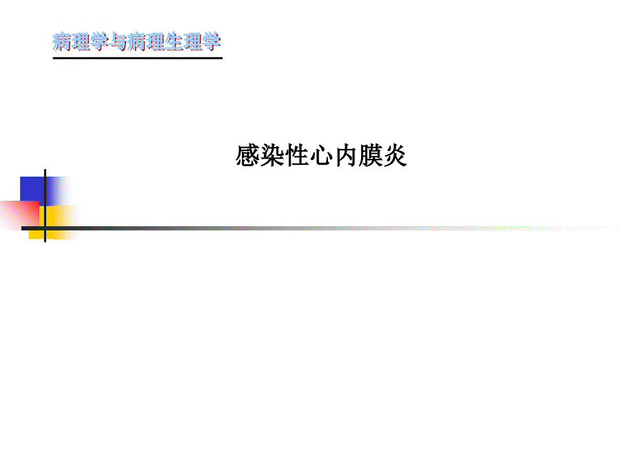 感染性心内膜炎PPT课件.ppt_第1页