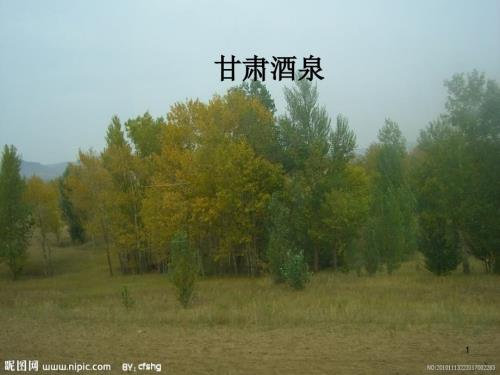 我的家乡甘肃酒泉.PPT.ppt