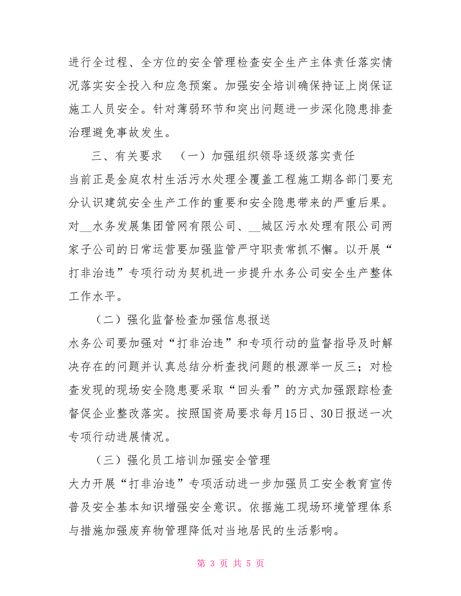 水务发展集团有限公司打非治违专项整治工作方案.doc_第3页